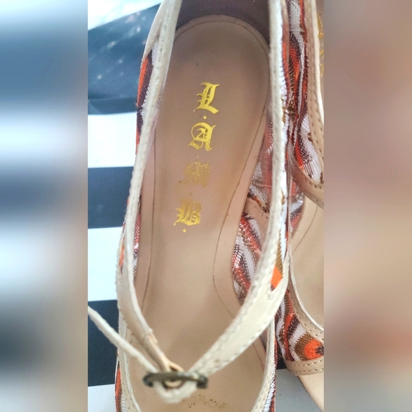 L.A.M.B SHOES designer Gwen Stefani - heels shoes -platform-mesh pattern- - Picture 3 of 10